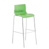 Tabouret de bar Hoover chromé structure 4 pieds