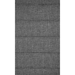 Lot de 2 chaises de salle à manger en tissu Elvas | gris