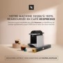 KRUPS NESPRESSO YY1531FD Inissia Machine expresso a capsules, Pression 19 bars, Rouge rubis