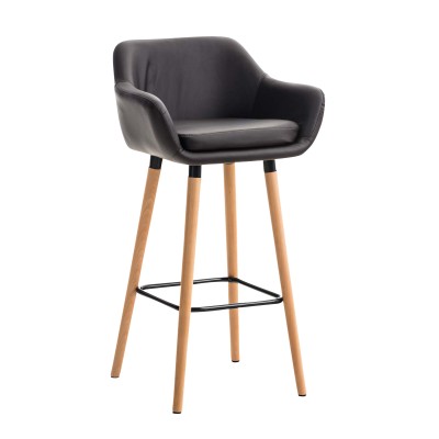 Tabouret de bar Grant simili cuir