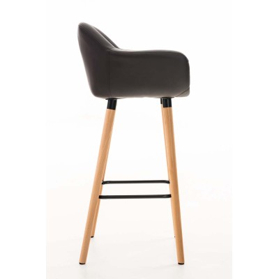 Tabouret de bar Grant simili cuir