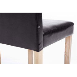 Chaise de salle à manger Ina natura marron