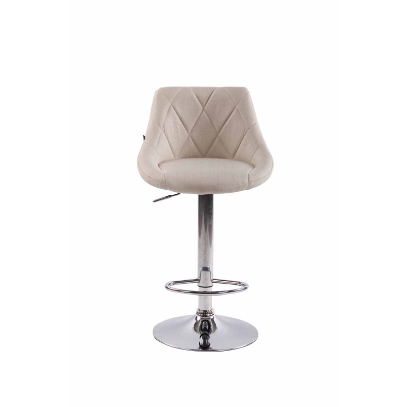 Lot de 2 tabourets de bar Lazio tissu C