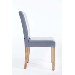 Chaise de salle à manger Ina natura gris