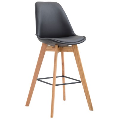 Tabouret de bar Metz simili cuir Natura