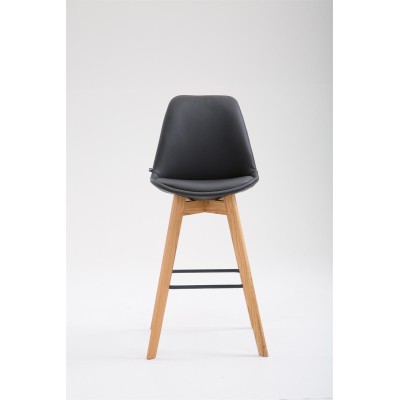 Tabouret de bar Metz simili cuir Natura