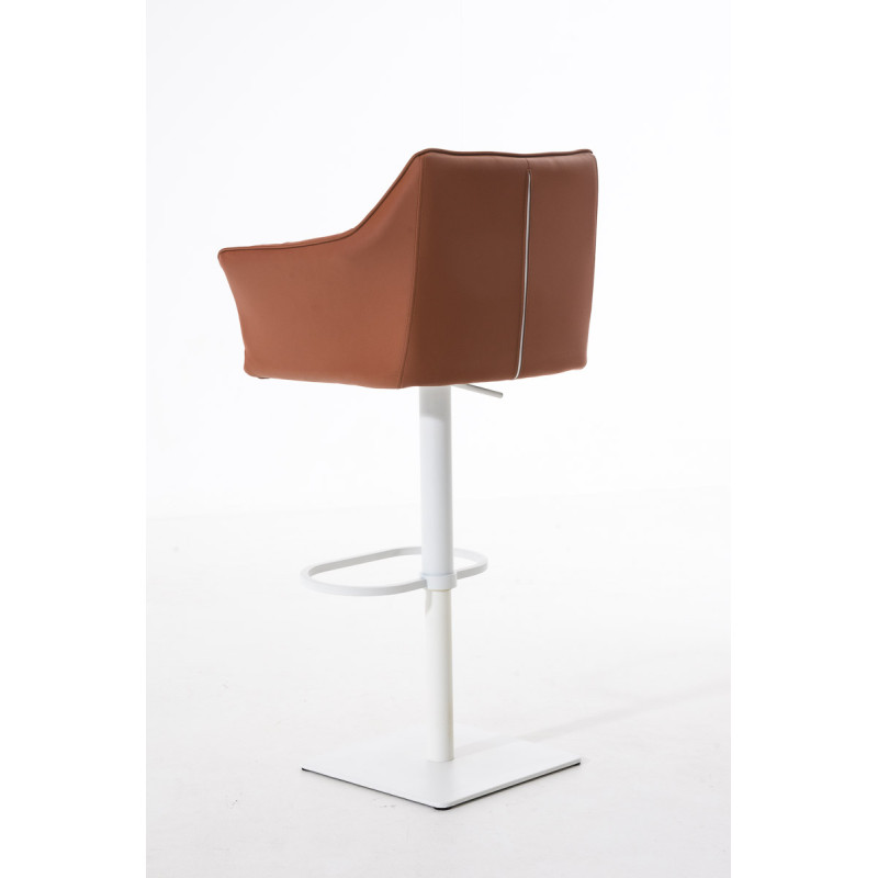 Tabouret de bar Damaso W marron clair