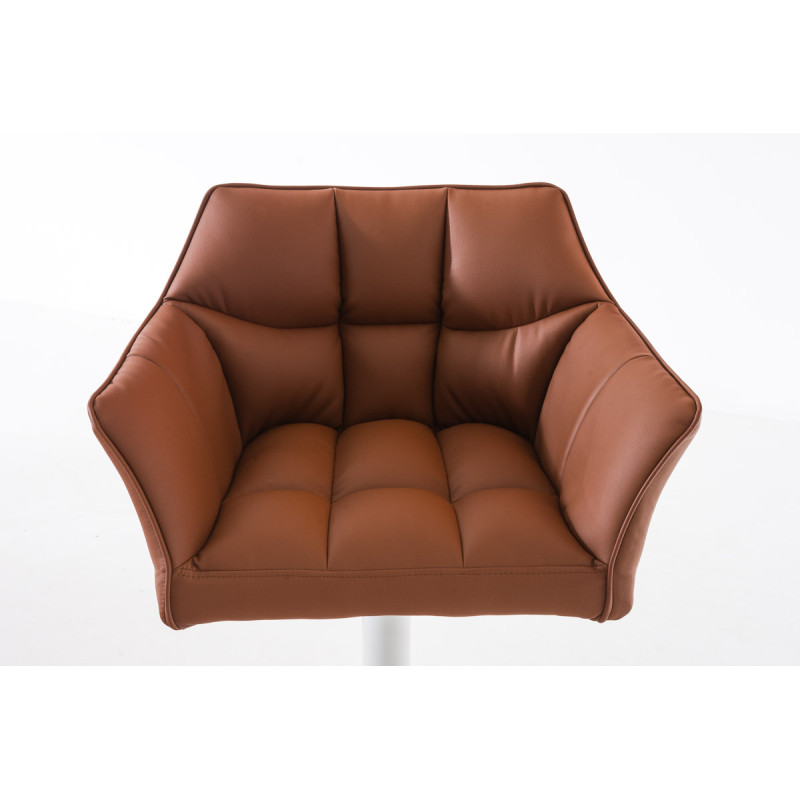 Tabouret de bar Damaso W marron clair