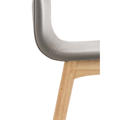 Tabouret de bar Taunus simili cuir Natura