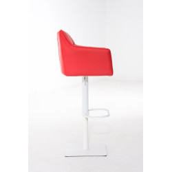 Sgabello da bar rosso Damaso W