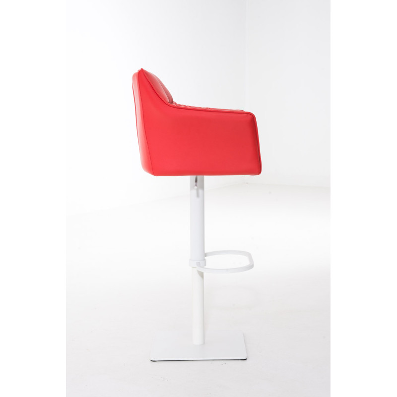 Sgabello da bar rosso Damaso W