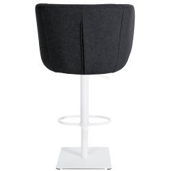 Tabouret de bar Gambo W feutre anthracite