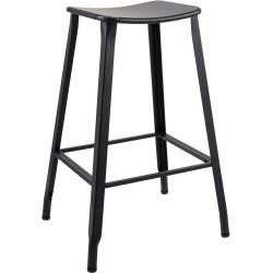 Tabouret de bar Pivoine noir
