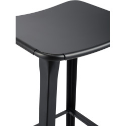 Tabouret de bar Pivoine noir