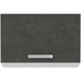 Meuble hotte porte basculante - Gris mat - L 60 x 31,6 x H 36 cm - LASSEN