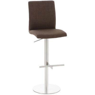 Tabouret de bar Cadiz tissu acier inoxydable