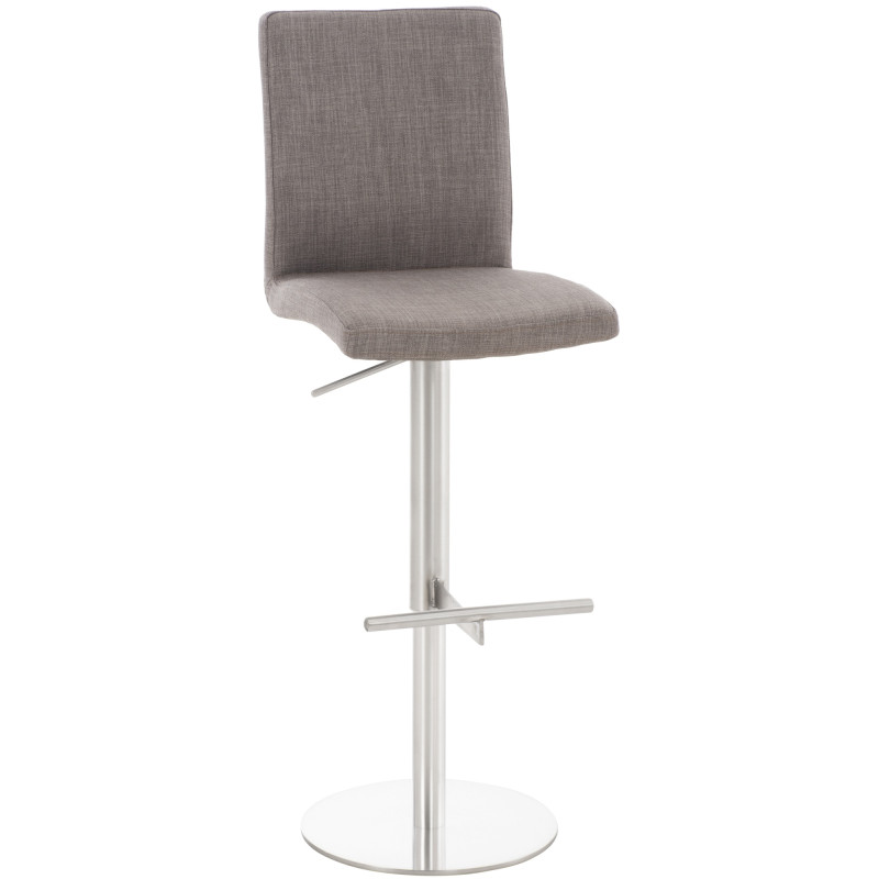 Tabouret de bar Cadiz tissu acier inoxydable