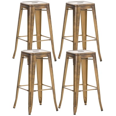 Lot de 4 tabourets de bar Joshua