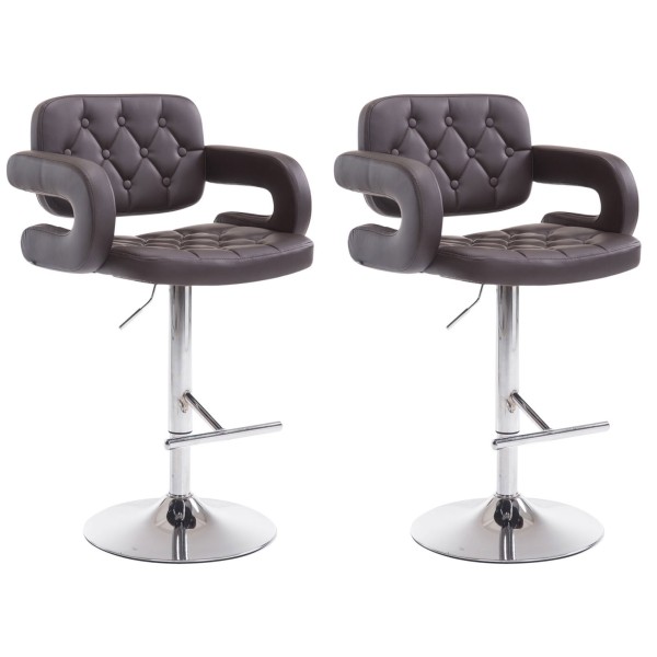 Lot de 2 tabourets de bar Dublin C