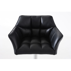 Sgabello da bar nero Damaso W