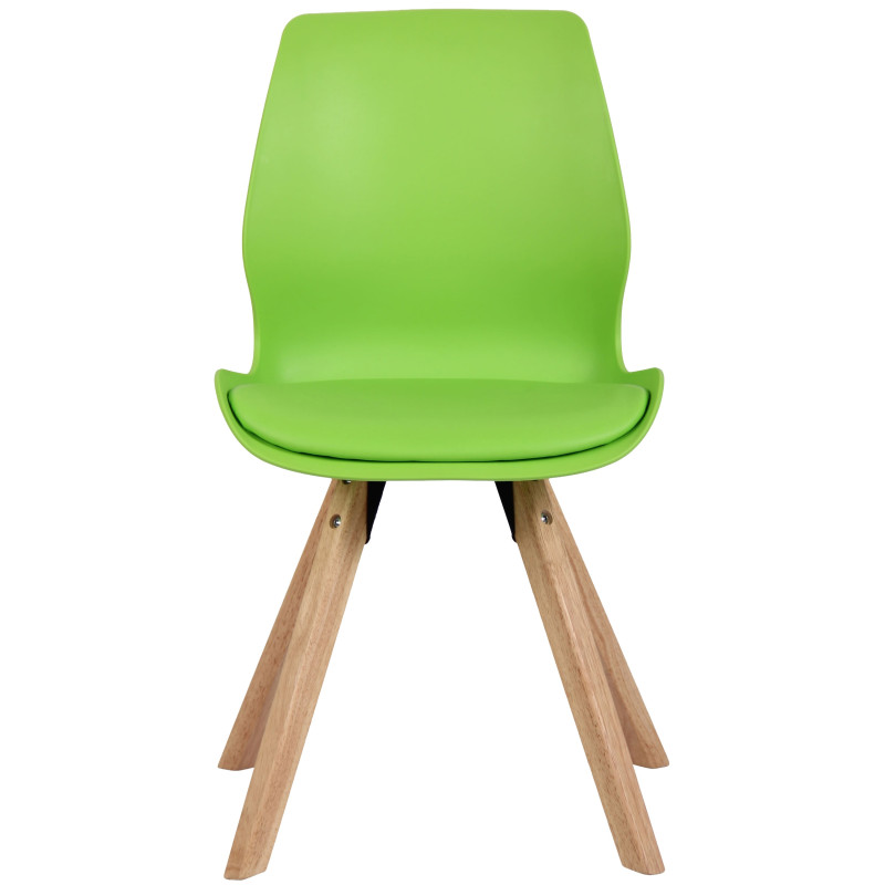 Chaise Luna, plastique vert