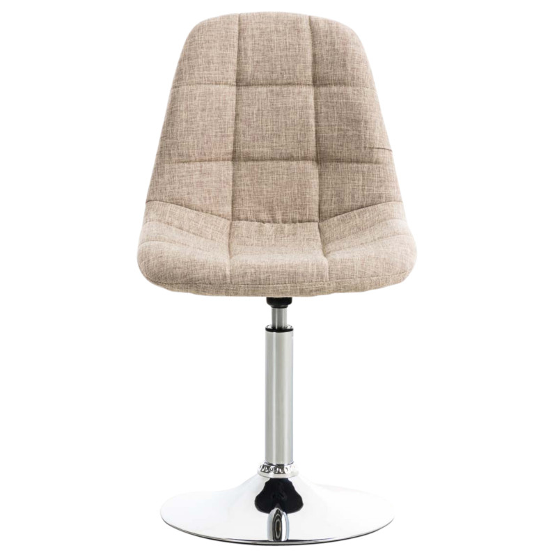 Ensemble de 2 chaises Emil en tissu crème