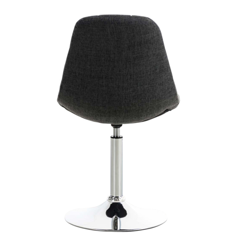 Ensemble de 2 chaises Emil, tissu gris foncé