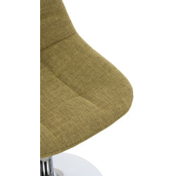 Ensemble de 2 chaises Emil en tissu vert