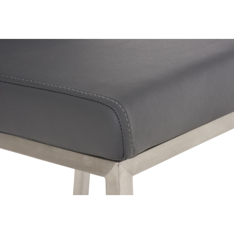 Ensemble de 2 chaises de salle à manger gris Colmar