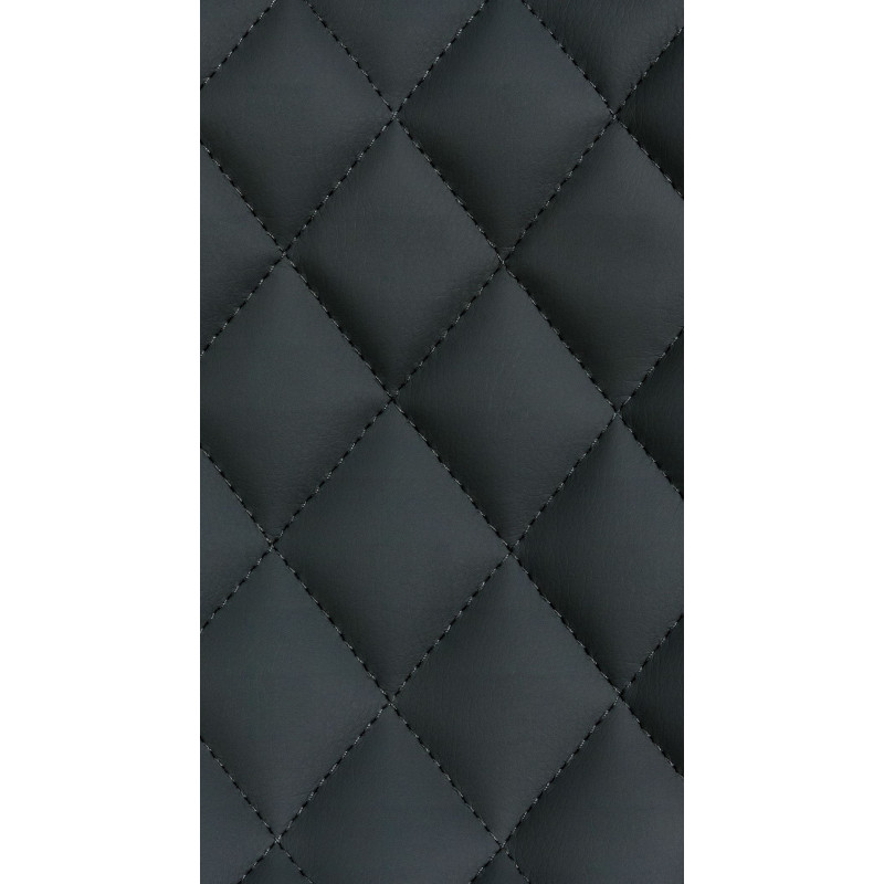 Tabouret de bar Minosa simili cuir noir