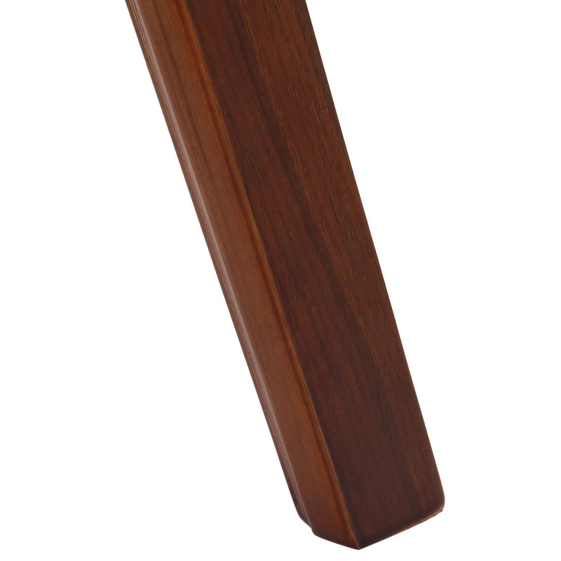 Ensemble de 2 chaises Kingston, tissu noyer/marron