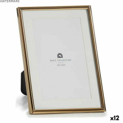 Cadre photo MS610001-MAT GOLD Doré Verre Acier (12 Unités)