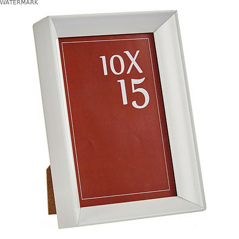 Cadre photo WPC0235MG-1-WH Blanc verre Plastique (6 Unités)