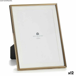 Cadre photo MS61001-MAT GOLD Doré Verre Acier (12 Unités)
