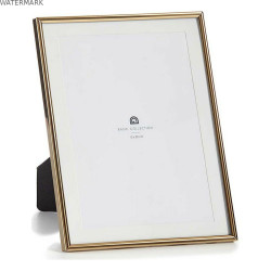 Cadre photo MS61001-MAT GOLD Doré Verre Acier (12 Unités)