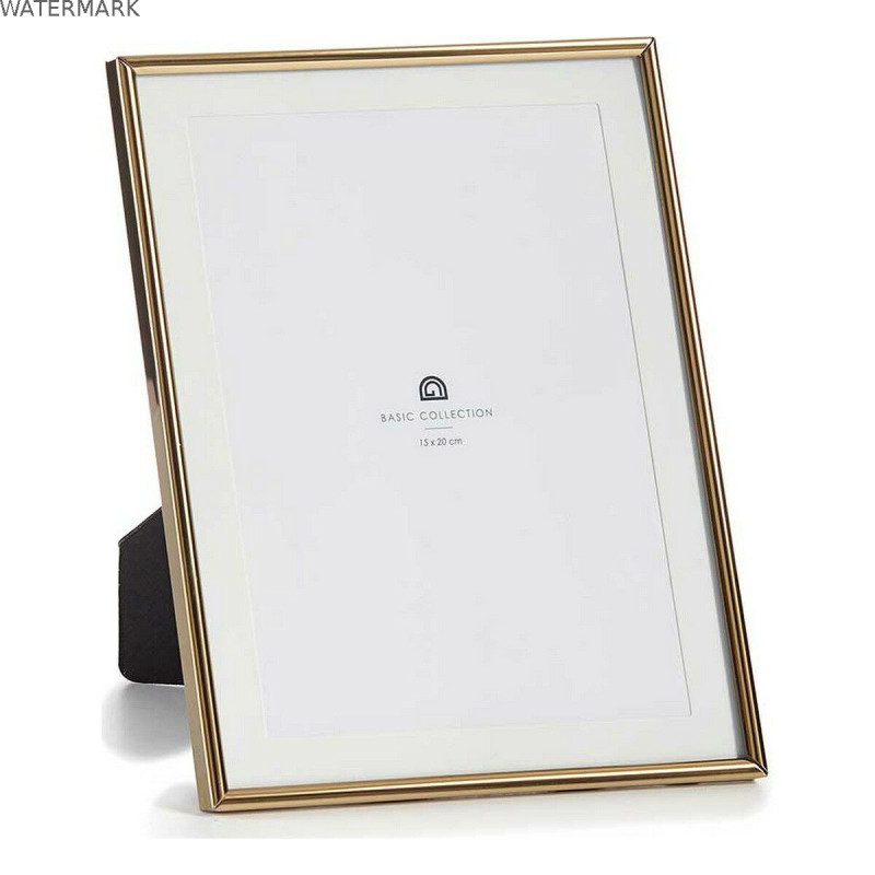 Cadre photo MS61001-MAT GOLD Doré Verre Acier (12 Unités)