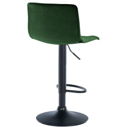 Tabouret de bar Hoover velours B vert