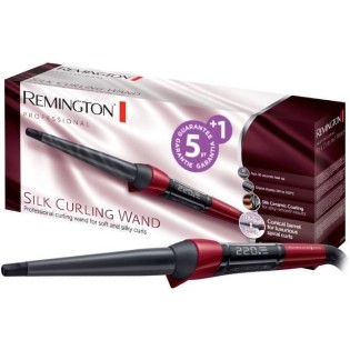 Remington CI96W1 Fer a Boucler, Boucleur Conique Silk Céramique Haute Qualité avec Protéine de Soie