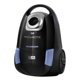 ROWENTA Aspirateur avec sac, Compact, Léger, Maniable, Idéal pour les petites surfaces d'habitation, City Space, Noir/bleu YY501