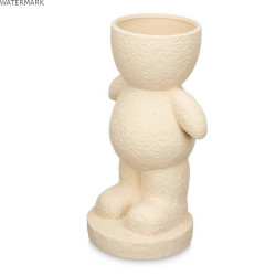 Figurine Décorative Beige 19 x 31 x 15 cm Vase (4 Unités)