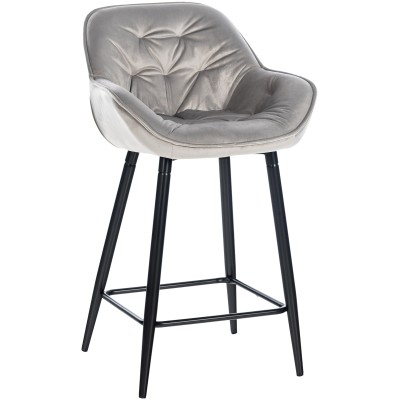 Tabouret de bar Gibson velours