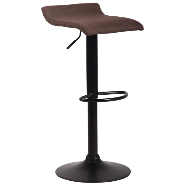 Tabouret de bar Dyn V2 tissu noir