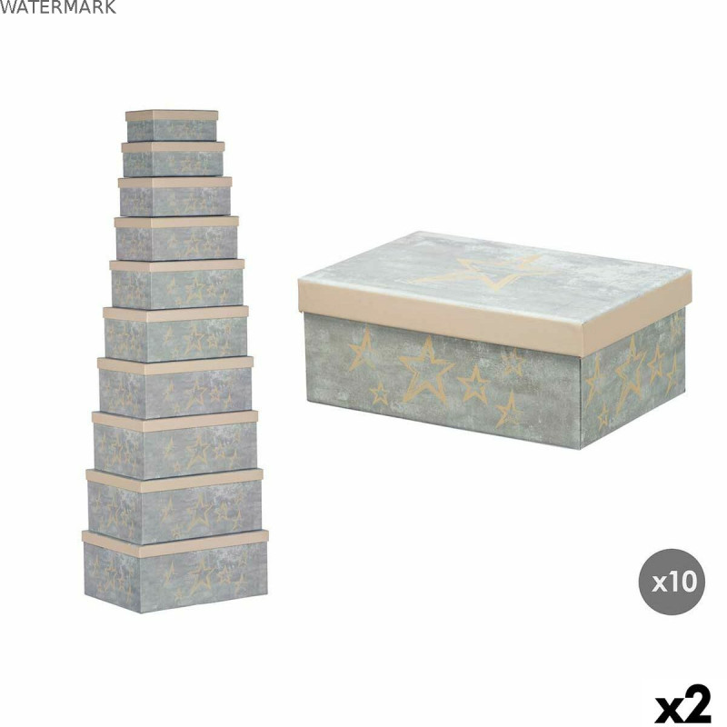 Boîte Décorative Pincello 64 Crème Carton (2 Unités)