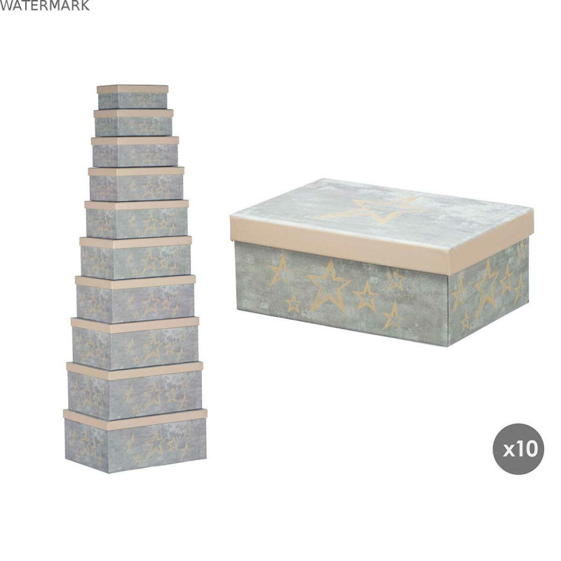 Boîte Décorative Pincello 64 Crème Carton (2 Unités)
