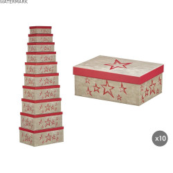 Boîte Décorative Pincello 67 Rose Carton (2 Unités)