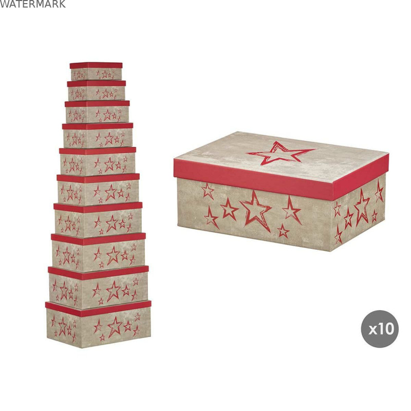 Boîte Décorative Pincello 67 Rose Carton (2 Unités)