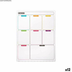 Aimants Pincello 424 Blanc 33,5 x 48 x 0,5 cm Frigo A3 (12 Unités)