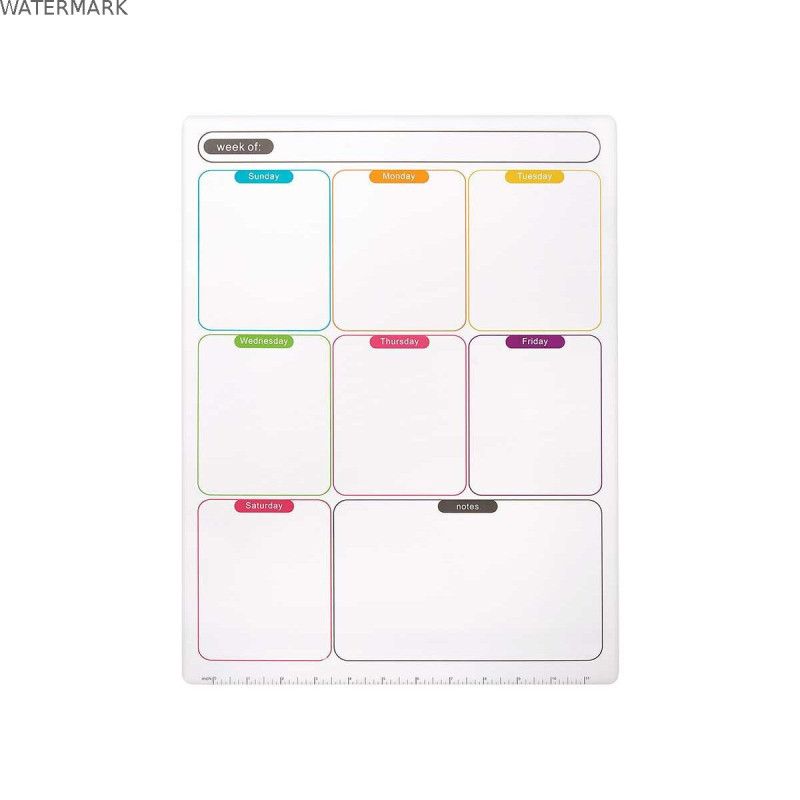 Aimants Pincello 424 Blanc 33,5 x 48 x 0,5 cm Frigo A3 (12 Unités)