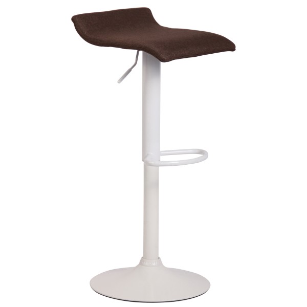 Tabouret de bar Dyn V2 tissu blanc