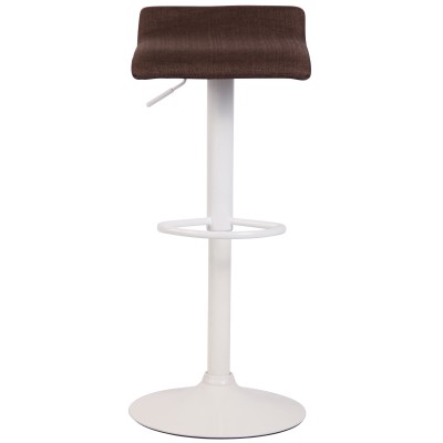 Tabouret de bar Dyn V2 tissu blanc